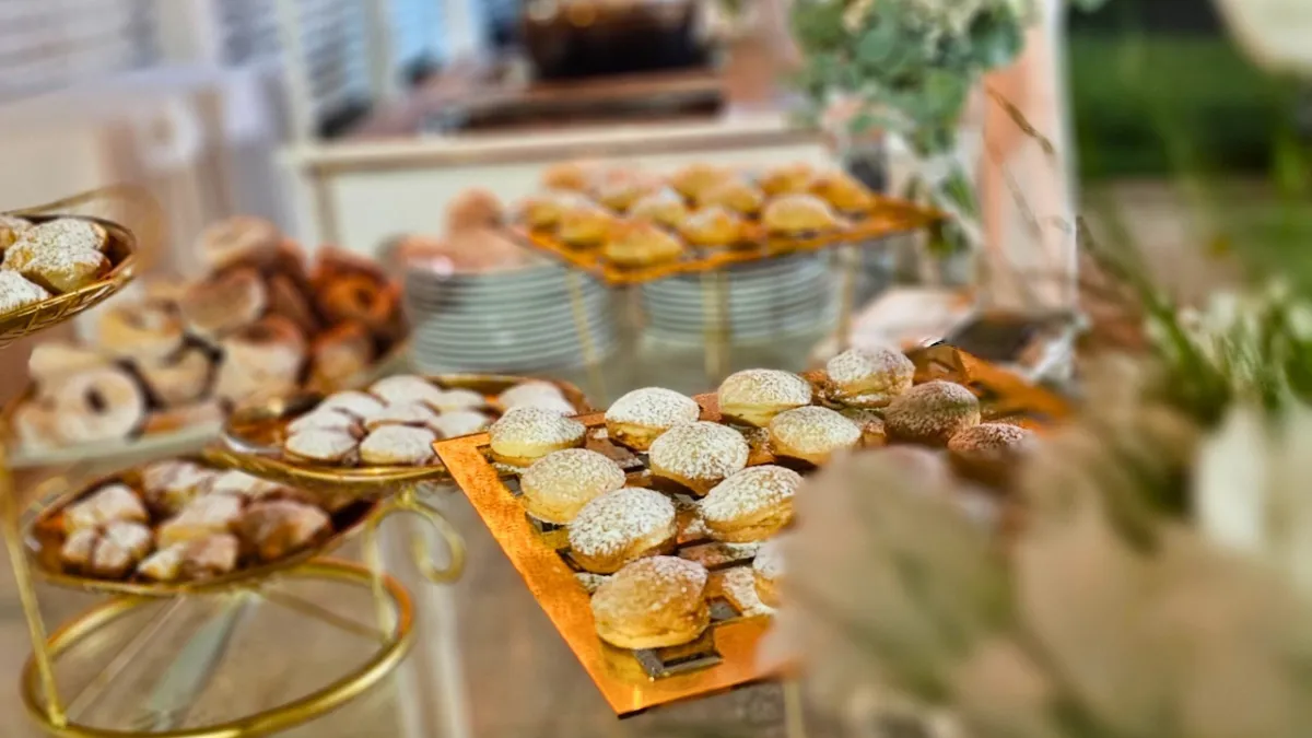 Buffet di pasticceria e dolci per un evento